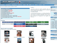 Tablet Screenshot of jeux-import.info